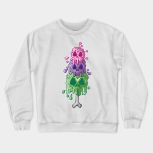 ice skull Crewneck Sweatshirt